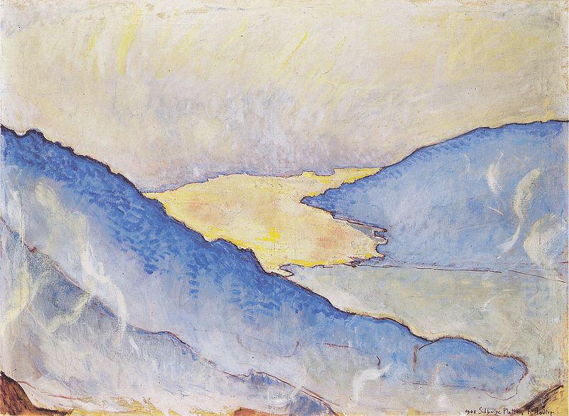 Ferdinand Hodler Abendnebel am Thunersee